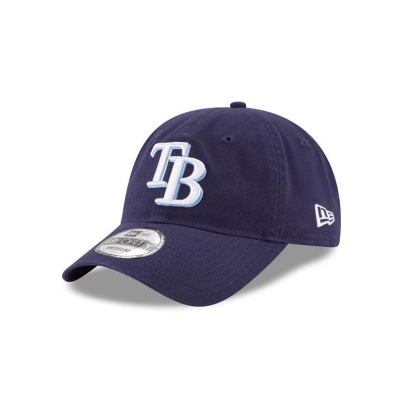 MLB Tampa Bay Rays Core Fit 49Forty Fitted (KWP4941) - Blue New Era Caps